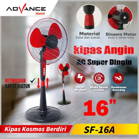 Advance Sf A Kipas Angin Berdiri Rasa Ac Besar Stand Fan As