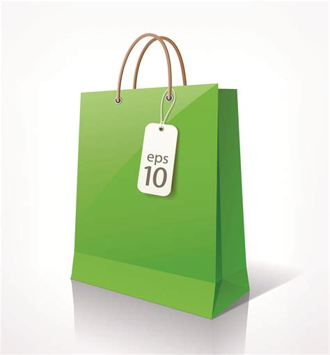 Paper Shopping Bag Vector Iucn Water