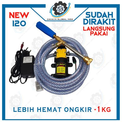 Jual Alat Steam Pompa DC 120psi Set Mesin Cuci AC Motor Mobil Steam