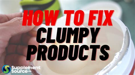 How To Fix Clumpy Pre Workout Or Any Supplement Powder Clumping