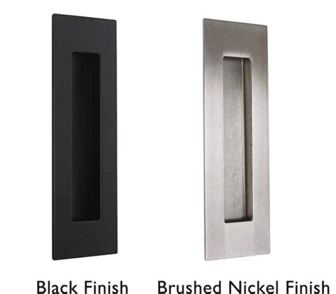 Black Matt Concealed Recessed Flush Pull Handles For Sliding Doors Furniture Handle And