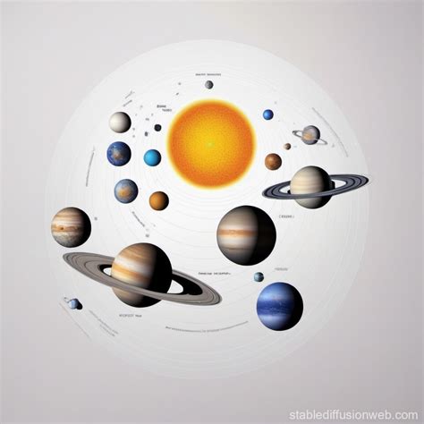 White Background Of Solar System Stable Diffusion Online