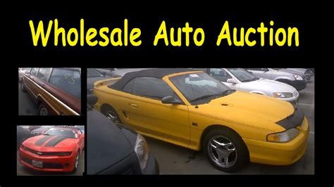 Auto Auction Cars Wholesale Auctions For Used Car Dealers Video Youtube