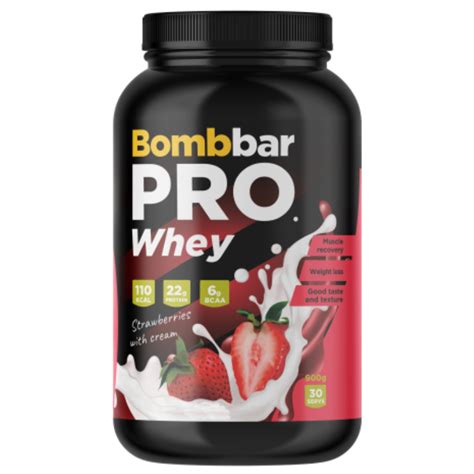 Buy Bombbar Pro Whey 900 G - Strawberries Cream in Dubai, Abu Dhabi ...