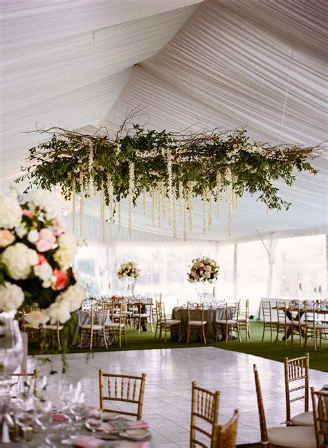 Lush Garden Tented Wedding With Green Galore Roses Rings Weddings