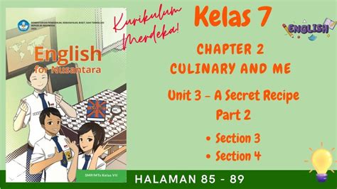 Soal And Kunci Jawaban Bahasa Inggris Kelas 7 Smp Halaman 87 88 89 Kurikulum Merdeka Cooking