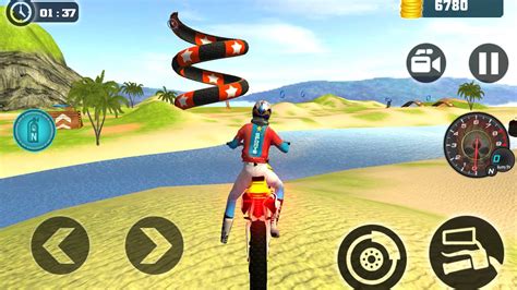 Motocross Beach Bike Stunt Racing Offroad Bike Racing Game D