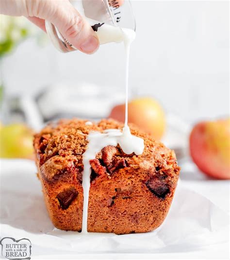 Amish Apple Fritter Bread Butter With A Side Of Bread