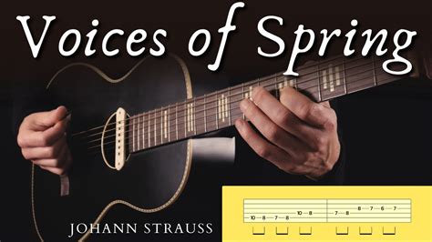 VOICES OF SPRING But On Acoustic Guitar Tab YouTube