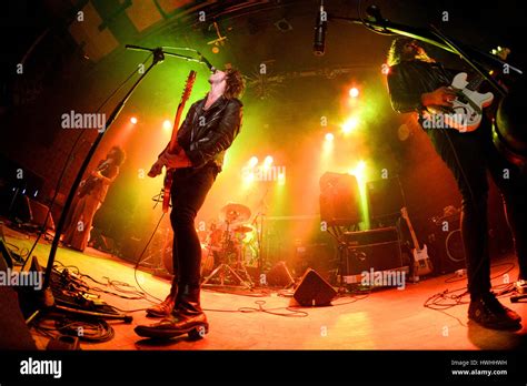 BARCELONA MAR 7 The Dash Post Punk Band In Concert At Bikini Stage