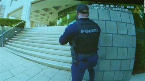 Video Bodycam Footage Shows Polices Quick Response To Bank Gunman