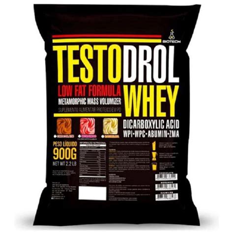 Whey Testodrol G Prote Na Isolada Albumina Zma Baunilha Em Promo O