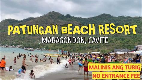 PATUNGAN BEACH RESORT SA MARAGONDON CAVITE NO ENTRANCE FEE AT ANG