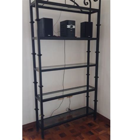 Wrought Iron Shelves Furniture And Home Living Furniture Shelves