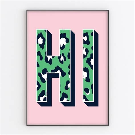 Grl Pwr Colourful Quote Print A6a5a4a3a2a1 Spotted Etsy