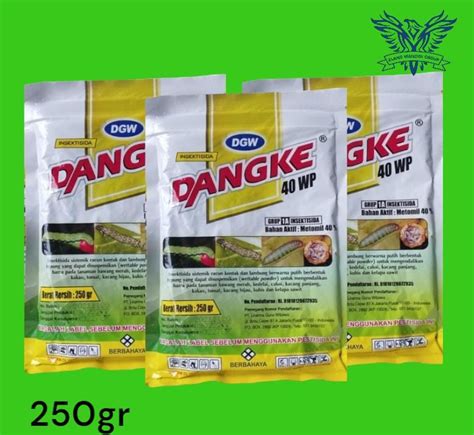 Insektisida Dangke 40 WP 250 Gram Bahan Aktif Metomil 40 Dupont Lannate