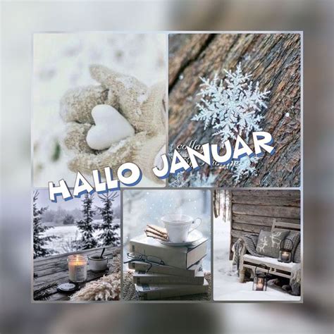 A Collage Of Photos With The Words Halo Januar