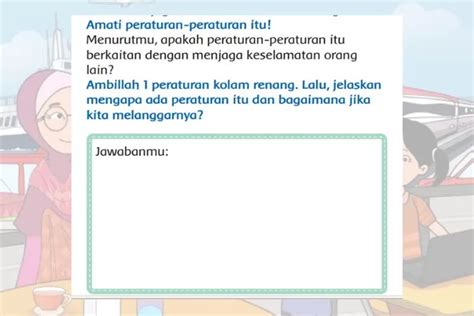 Peraturan Di Kolam Renang Untuk Jaga Keselamatan Kunci Jawaban Tema 7