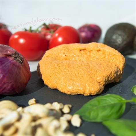 Smoked Cashew Mozzarella Cheese Nest And Glow