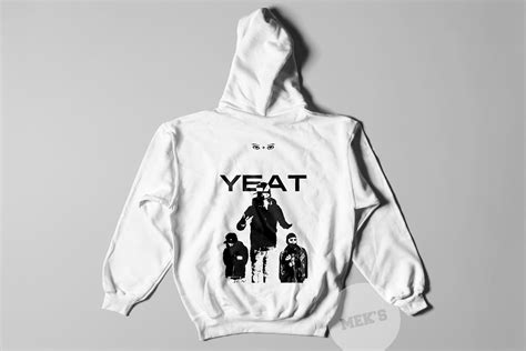 Limited Yeat Graphic Hoodie Yeat Rapper Sweatshirt Unisex Etsy