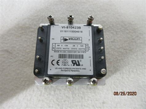 Vicor Isolated Module Vi B Dc To Dc Converter Ebay