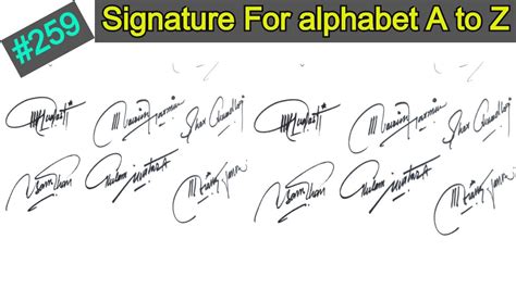 Signature S For Alphabets A To Z How To Make Beautiful Signature For