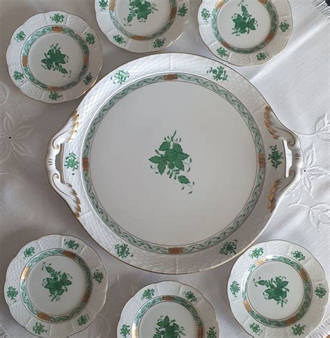 Herend Apponyi Green Petit Four Porselein Catawiki