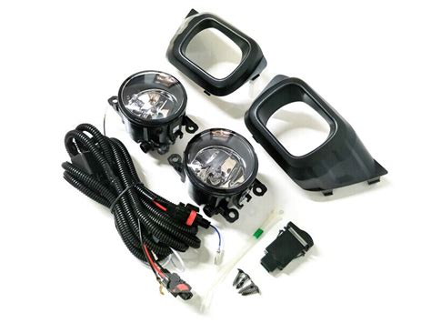 Fog Lamp Driving Light For Ford Ranger 2018 2021 T6 Px3 Xl Xlt Black Cover Ebay