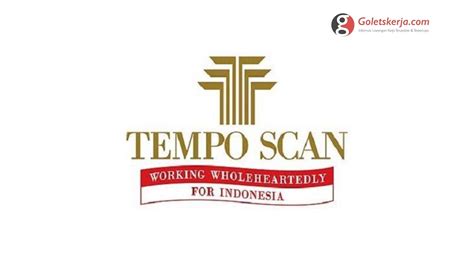 Lowongan Kerja PT Tempo Scan Pacific Tbk Juli 2021 Goletskerja