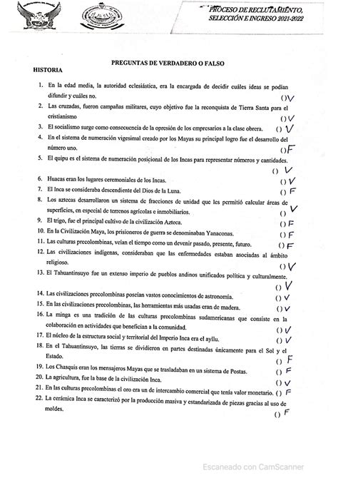 SOLUTION Soluci N Cuestionario Histor A Pdf Studypool