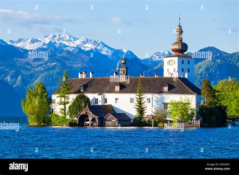 Gmunden Schloss Ort Or Schloss Orth In The Traunsee Lake In Gmunden