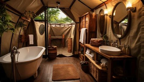 Glamping Tent With Bathroom Luxury In The Wild