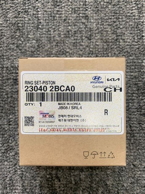 Oem Bca Ring Set Piston L Turbo Fedex Ems For Hyundai Tucson