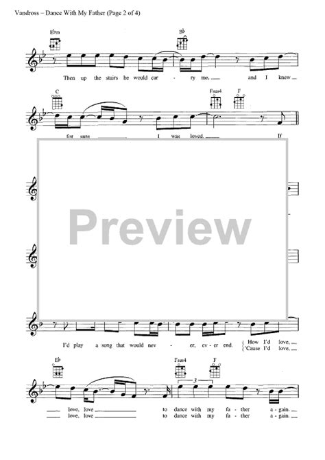 Dance With My Father Sheet Music By Luther Vandross For Ukulele Vocal Sheet Music Now