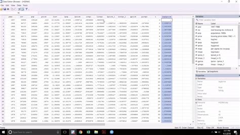 Time Series Data In Stata Youtube