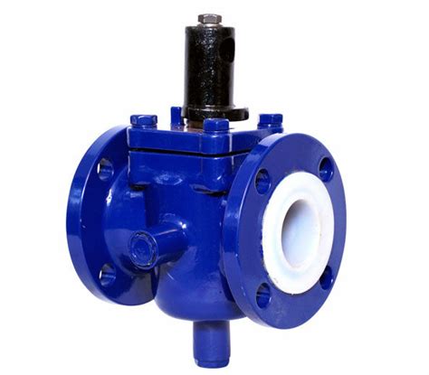 PFA Lined Jacketed Ball Valve Global Flow Control