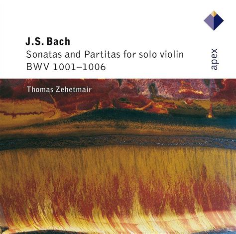 Bach J S Sonatas Partitas For Vln Solo Thomas Zehetmair CD Album