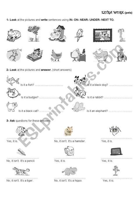 Lets Talk About Pets Esl Worksheet By Lacorinita