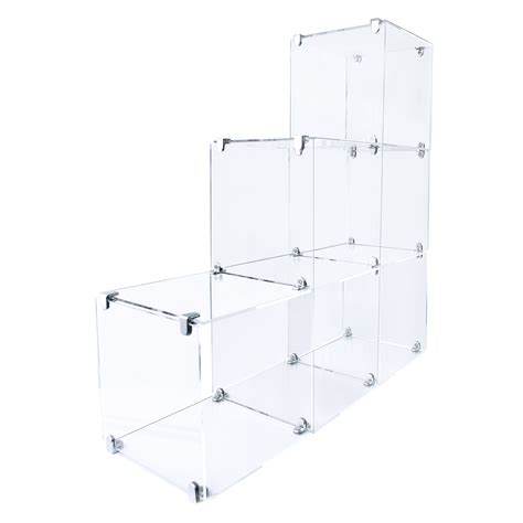 3x3 Cube Acrylic Modular Display System Dscube3x3s