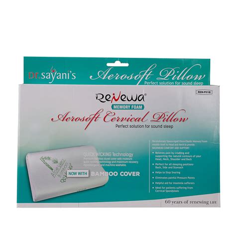 Renewa Cervical Memory Foam Gel Pillow 1 Count Price Uses Side Effects Composition Apollo