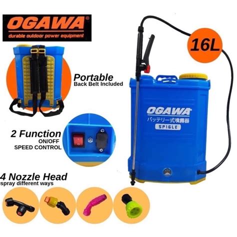 Pump Racun Bateri OGAWA SP 16L 18L 20L PABOOL PB18 Battery Sprayer Pam