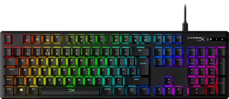 Hyperx Alloyorigins Rgb Ngilizce Tu Dizilimi Red Switch Mekanik