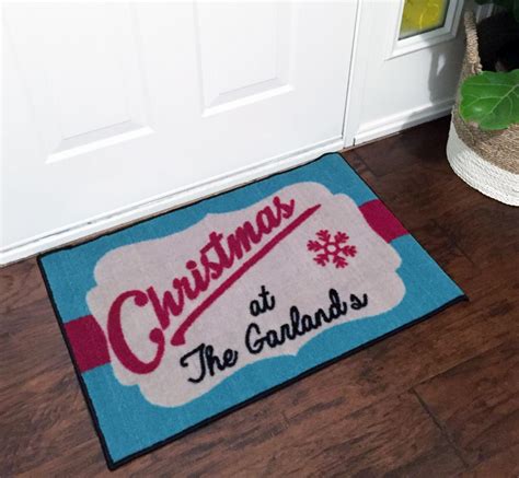 Personalized Christmas Welcome Door Mat - FloorMatShop.com - Commercial ...