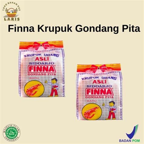 Jual Finna Kerupuk Udang Gondang Pita Orange 500gr Di Seller Tobaku