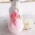 Cute Sleeping Dream Doll Bell Pompom Rabbit Fur Ball Key Chain Fluffy