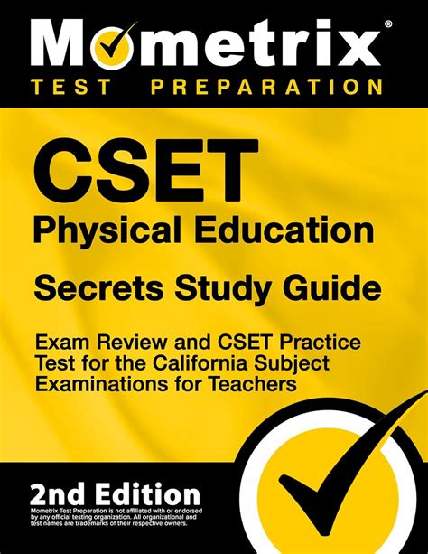 CSET Physical Education Secrets Study Guide Exam Review And CSET