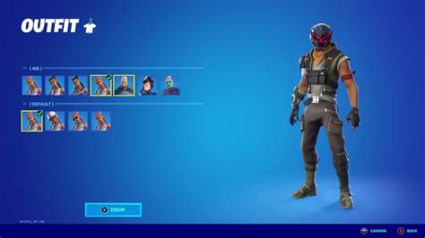 Fortnite Unreleased Male Seven Sentry Season 2 Skin Showcase YouTube