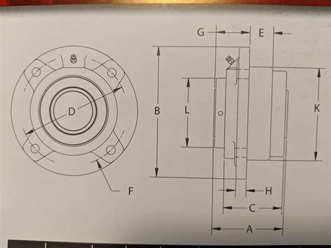 MOLINE PILOTED FLANGE TAPERED ROLLER BEARING TYPE E 3 BORE EBay