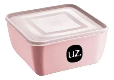 Pote Multiuso Premium Quadrado Rosa S Lido Ml Uz Mercadolivre