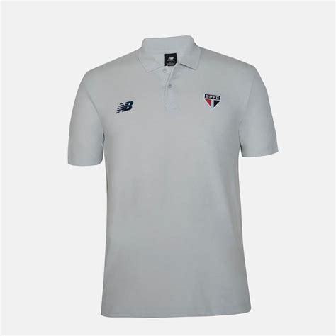 Camisa Polo Do S O Paulo Viagem Spfc New Balance Masculina